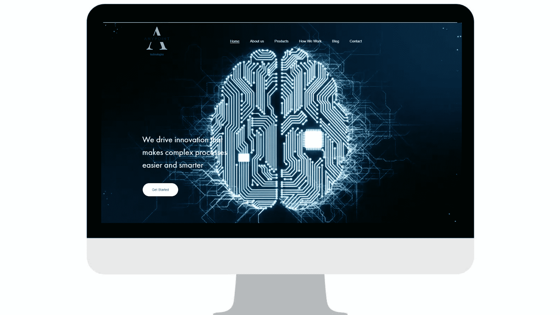 הקמת אתר לחברת anypoint-tech - קורנגה בע"מ